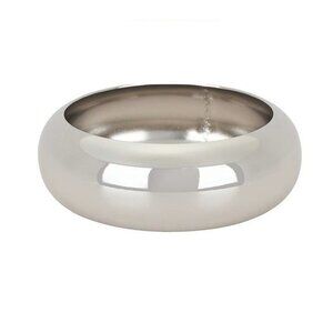 Epifene Chunky Bangle in silver One Size New Womens Bracelet